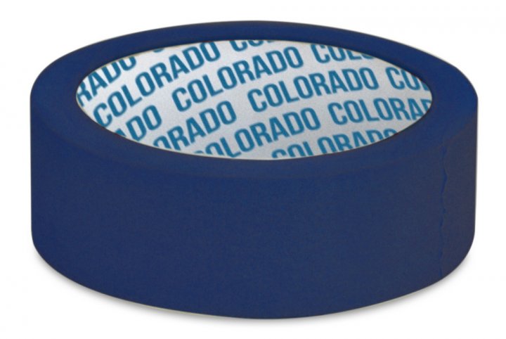 10-083 Стрічка малярська 75 мм*40 м, синя Colorado