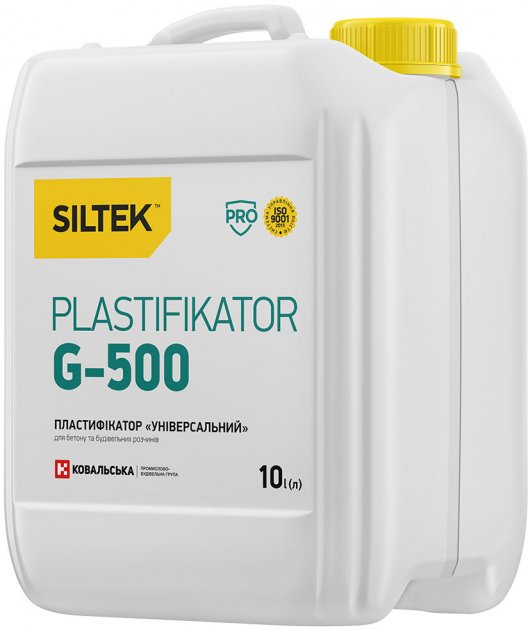 Пластификатор G-500 универсальный Siltek 10л