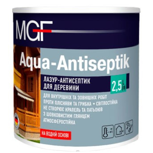 Морилка Aqua-Antiseptik MGF білий 2,5л