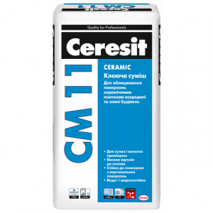 СМ 11/25 CERESIT  Клеющая смесь для керамической плитки